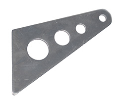 Wheelie Bar Lightened Steel Bracket