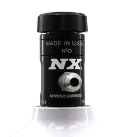 NX M/C Bottle Valve Black 5/8" Thread