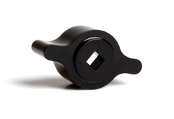 NOS Hi-Flo&#0153; Bottle Valve Handwheel, Black