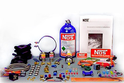 NOS Fogger&#153; System for All V-Twins, includes billet aluminum brackets for 2 lb. bottle & fuel pump