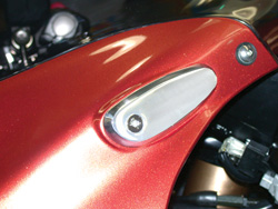 Mirror Block Off Plates - Suzuki GSXR600 '01-'05, GSXR750 '00-'05, GSXR1000 '01-'05, GSX1300R '99-'18