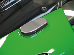 Mirror Block Off Plates - Kawasaki Ninja 650R 2009-2014