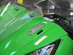 Mirror Block Off Plates - Kawasaki KZX10R 2011-2014