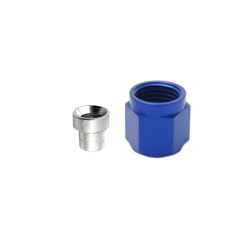 NX Fitting D-3 B-Nut and Sleeve (Blue)