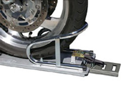 Removable E Track Wheel Chock, 6-1/2"