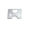 Lightweight Aluminum Dual Stud Backer Plate 1-1/4"